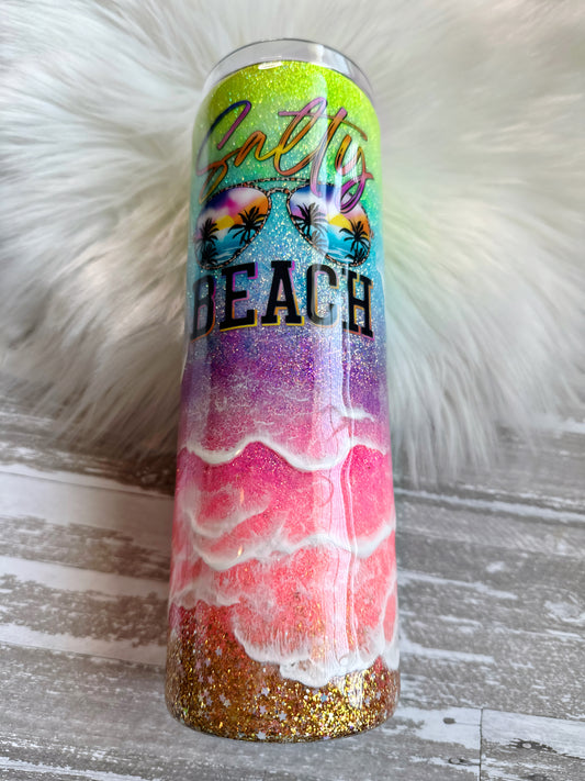 30oz skinny Salty Beach