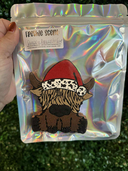 Christmas Highland Cow